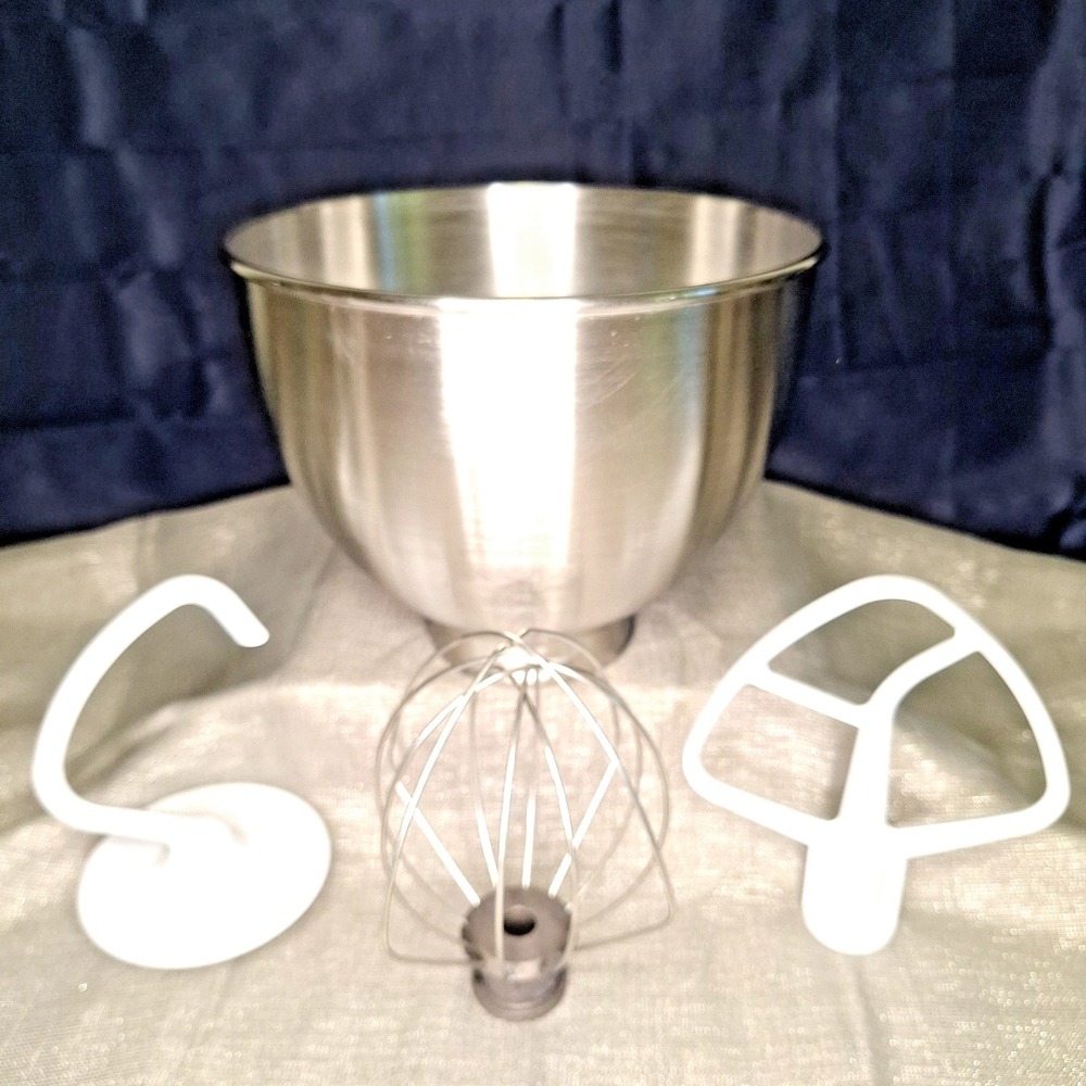Kitchenaid K45 Mixing Bowl & Attachments Stainless Steel Stand Mixer 4.5 Quart